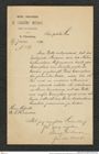 Nachlass Franz Steindachner, Brief von Eugen Büchner an Franz Steindachner (27.06.1896), Inv.Nr. 66.01, Seite 1